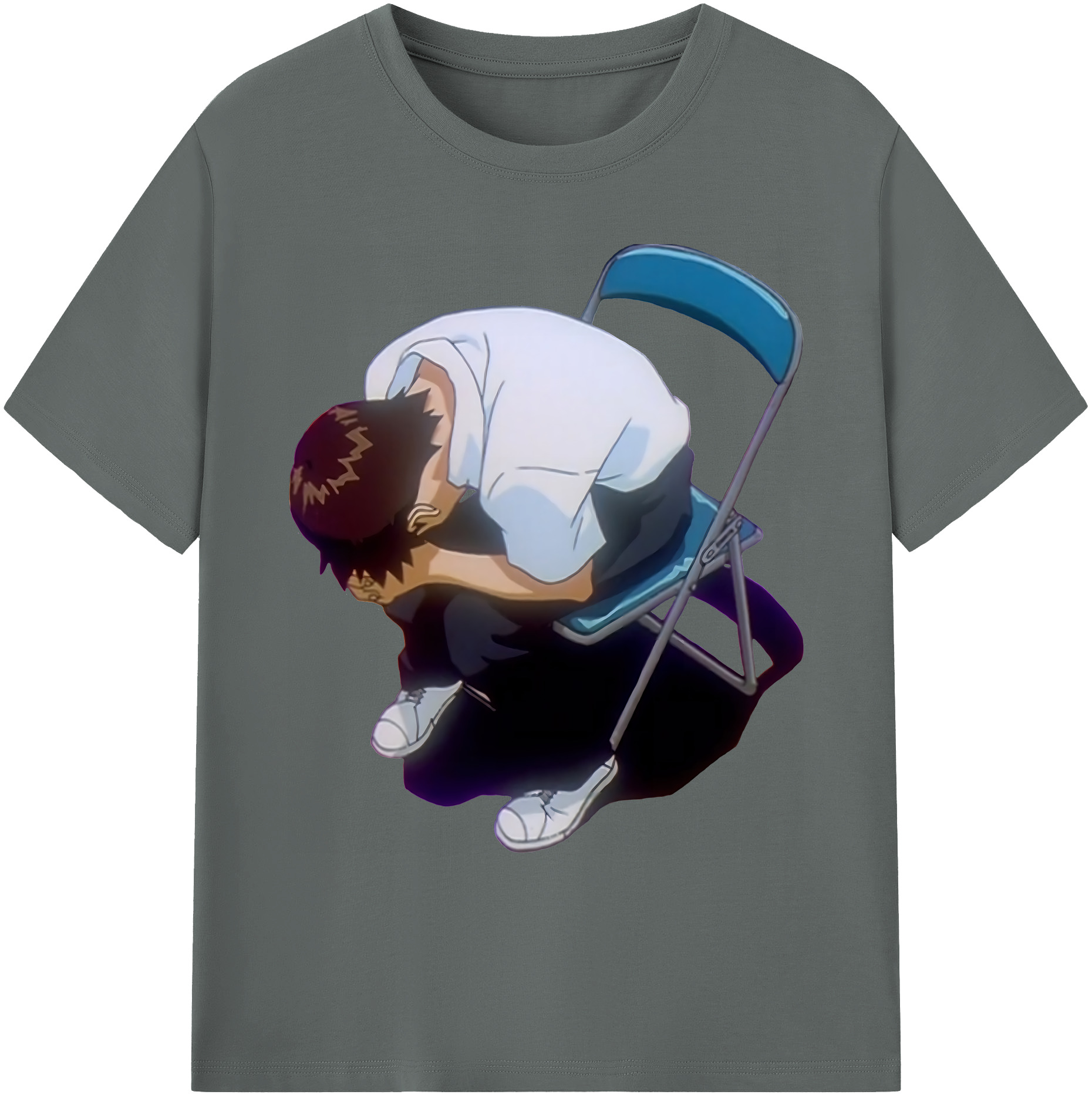 （画像用） EVA 新世紀エヴァンゲリオン 綿100％ メンズ半袖Tシャツ｜肌触りやわらか＆通気性